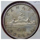 1950 Canada Silver Dollar