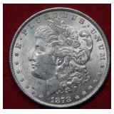 1878 REV of 1879 Morgan Silver Dollar Coin