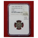 (1890-1908) China Kwantung L&M-136 NGC XF40