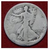 1917 D OBV Walking Liberty Silver Half