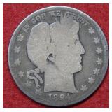 1894 S Barber Silver Half Dollar Coin