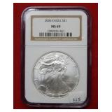 2006 Silver Eagle 1oz NGC MS69