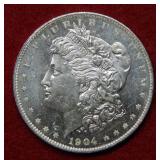 1904 O Morgan Silver Dollar Coin