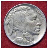 1931 S Buffalo Nickel