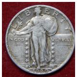 1929 D Standing Liberty Silver Quarter