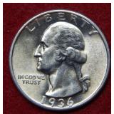 1936 S Washington Silver Quarter
