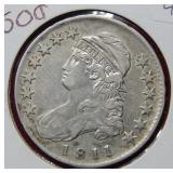 1811 Bust Silver Half Dollar Coin
