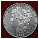1897 Morgan Silver Dollar Coin