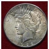 1922 S Peace Silver Dollar Coin