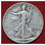 1920 S Walking Liberty Silver Half Dollar Coin