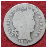 1898 O Barber Silver Dime