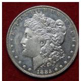 1885 Morgan Silver Dollar Coin