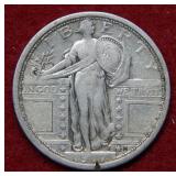 1917 Type I Standing Liberty Silver Quarter