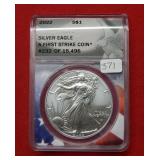 2022 Silver Eagle 1oz ANACS MS70
