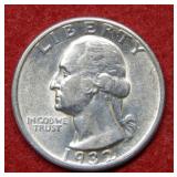 1932 D Washington Silver Quarter
