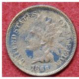 1866 Indian Head Cent