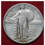 1928 D Standing Liberty Silver Quarter