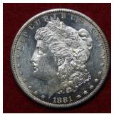 1881 S Morgan Silver Dollar Coin