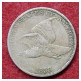1858 Flying Eagle Cent