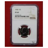 1960 Jefferson Nickel NGC PF69