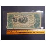 1872 10 Pound Note US Internal Note