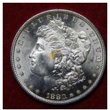 1880 S Morgan Silver Dollar Coin