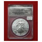 2020 (P) Silver Eagle 1oz ANACS MS70