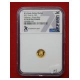 2021 Cook Island Gold Grizzly Bear Coin NGC PF70