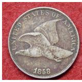 1858 Flying Eagle Cent