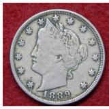 1889 Liberty Head Nickel Coin