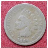 1864 L Indian Head Cent