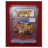 777 Jackpot 1oz Copper Round ICG MS70