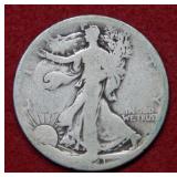 1921 S Walking Liberty Silver Half Dollar Coin
