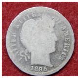 1895 Barber Silver Dime