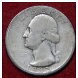 1932 D Washington Silver Quarter