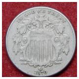 1870 Shield Nickel