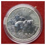 2011 $5 Grizzly Bear 1oz Canadian Coin