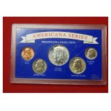 Americana Coin Series with Three Silver Coins