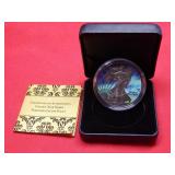 2017 Colorized Silver Eagle - Northern Lights
