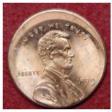 1999 Off Center Punch Lincoln Cent