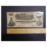 1862 $100 CSA Note T-40