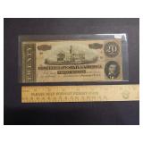 1864 $20 CSA Note T-67