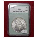 1885 O Morgan Silver Dollar Coin ***