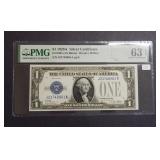 1928 A $1 Silver Certificate FR#1601 PMG 63