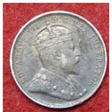 1902 Canada Half Dime