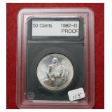 1982 D Proof Washington Commemorative Half ***