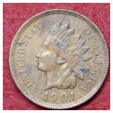 1901 Indian Head Cent