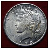 1925 S Peace Silver Dollar Coin