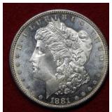 1881 S Morgan Silver Dollar