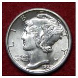 1929 Mercury Silver Dime